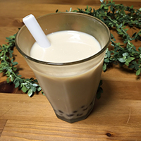 タピオカほうじ茶ラテ
